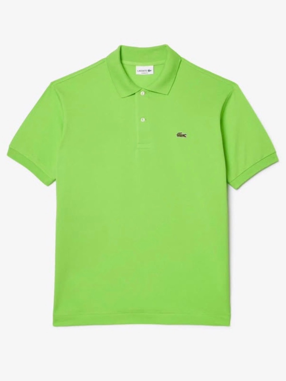AUTHENTIC- Lacoste Men's Short-Sleeve Polo in - Classic Fit (Green-ttv)